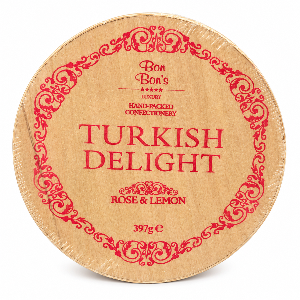 Bon Bon's Gourmet Turkish Delight Rose & Lemon 397g