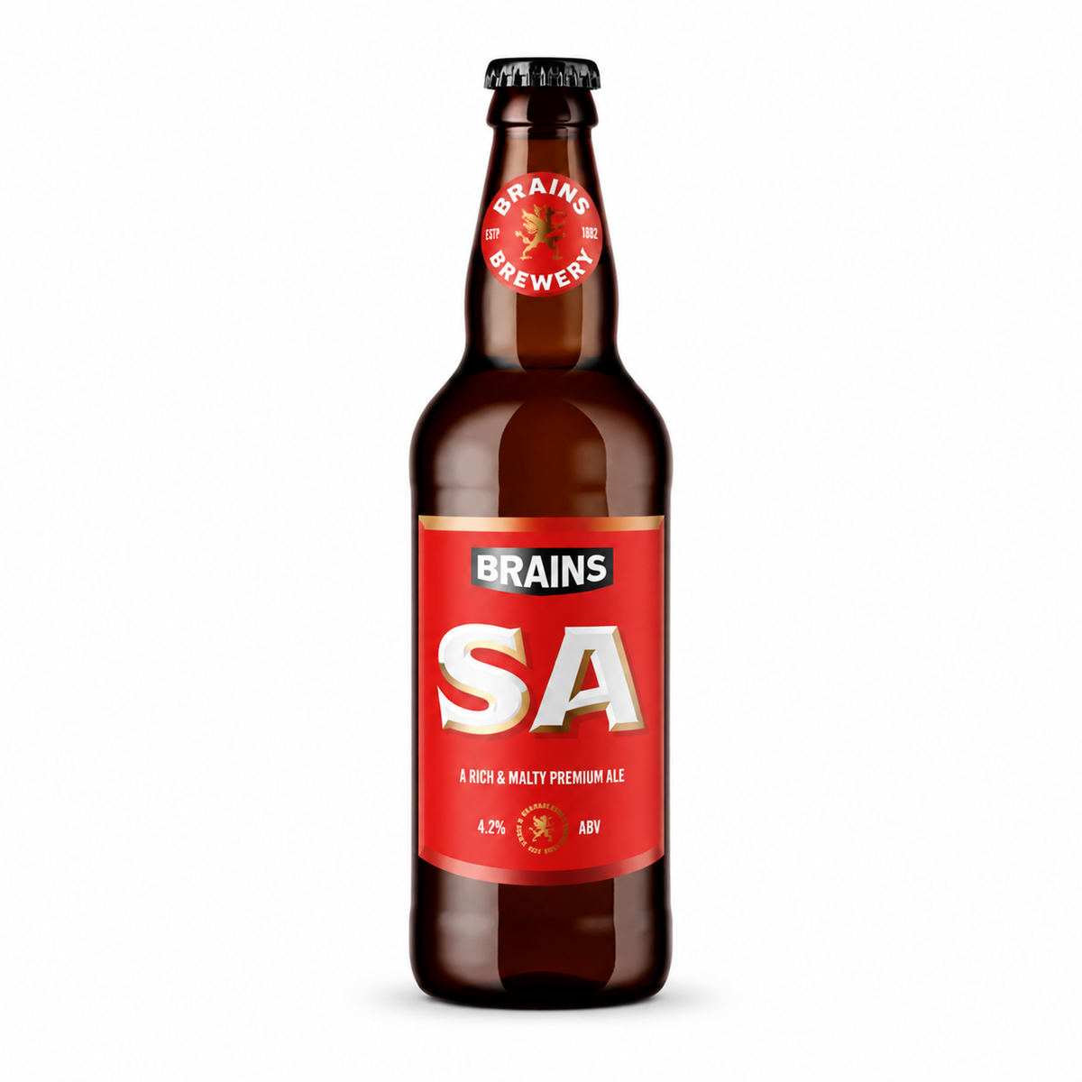 Brains SA Welsh Premium Ale – 500ml