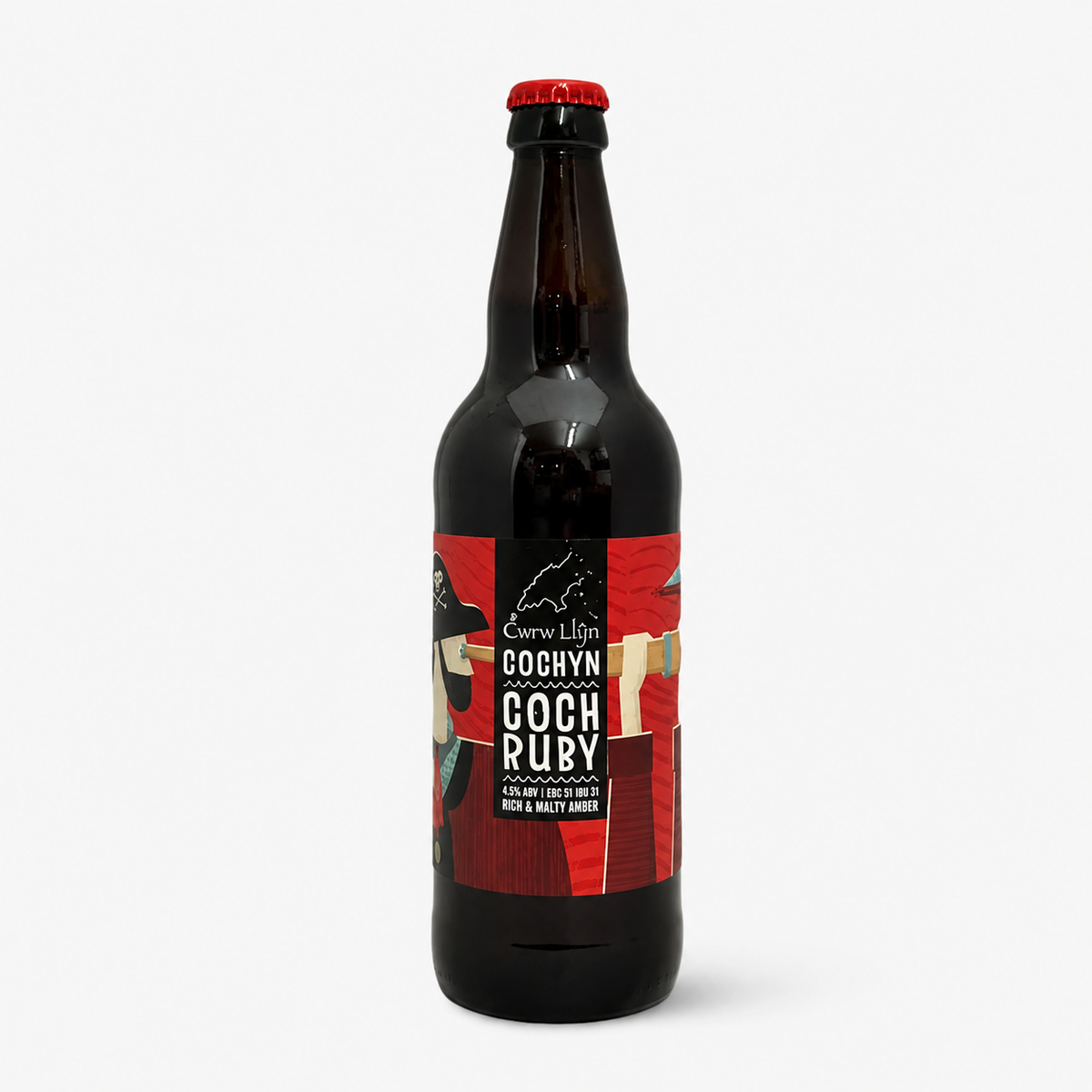 Cwrw Llŷn Cochyn Ruby Ale 500ml