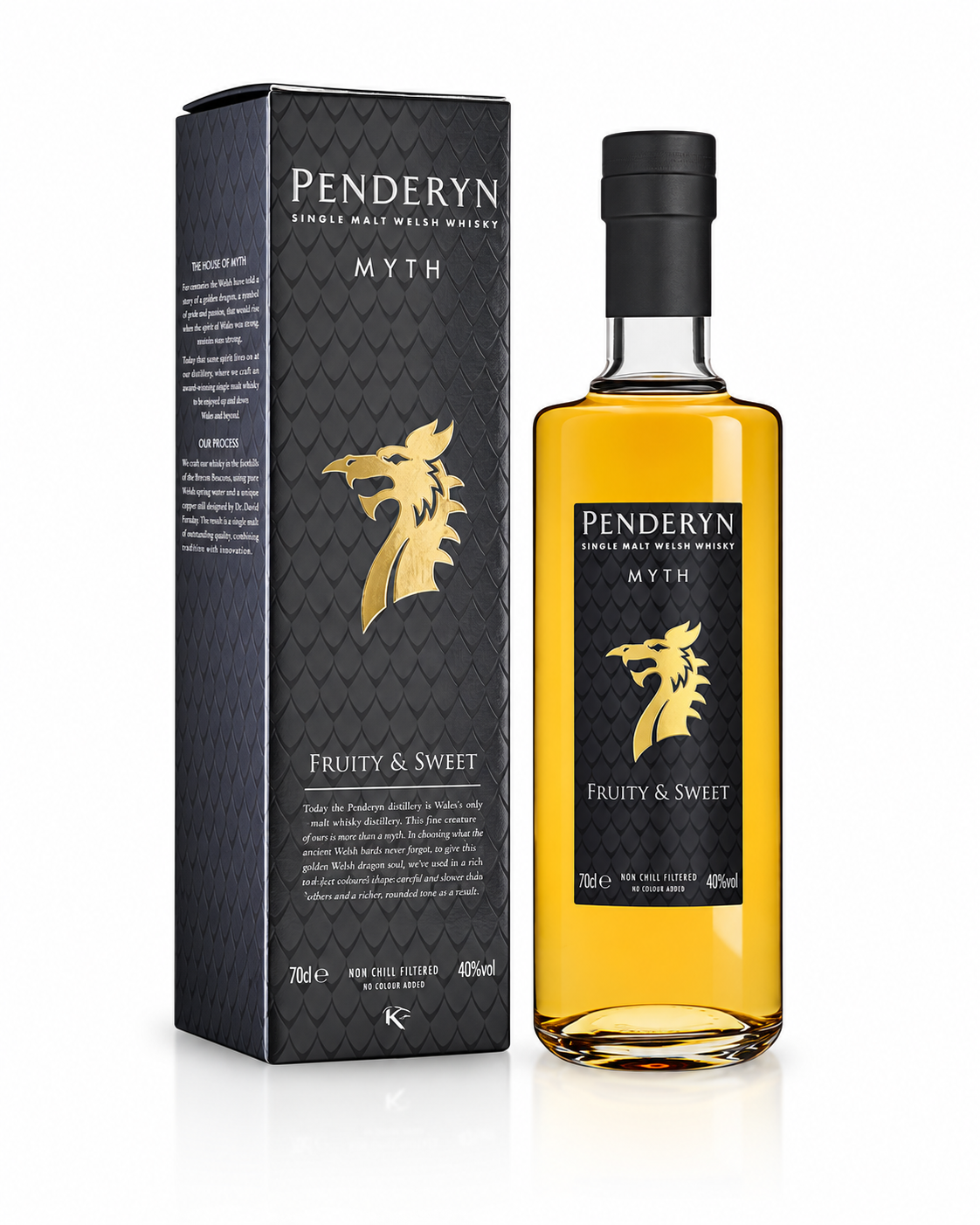 Penderyn Myth Single Malt Welsh Whisky 70cl