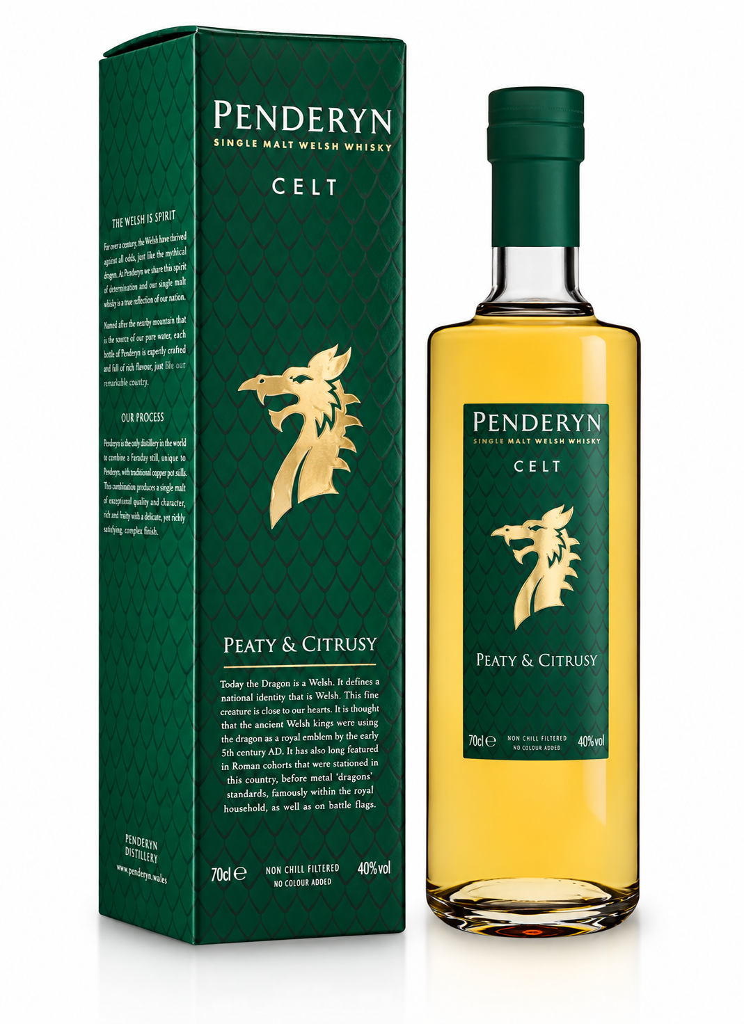 Penderyn Celt Single Malt Welsh Whisky 70cl