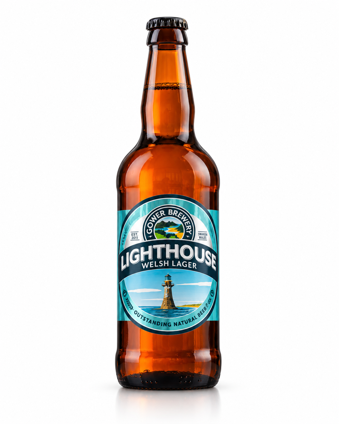 Gower Lighthouse Welsh Lager 500ml