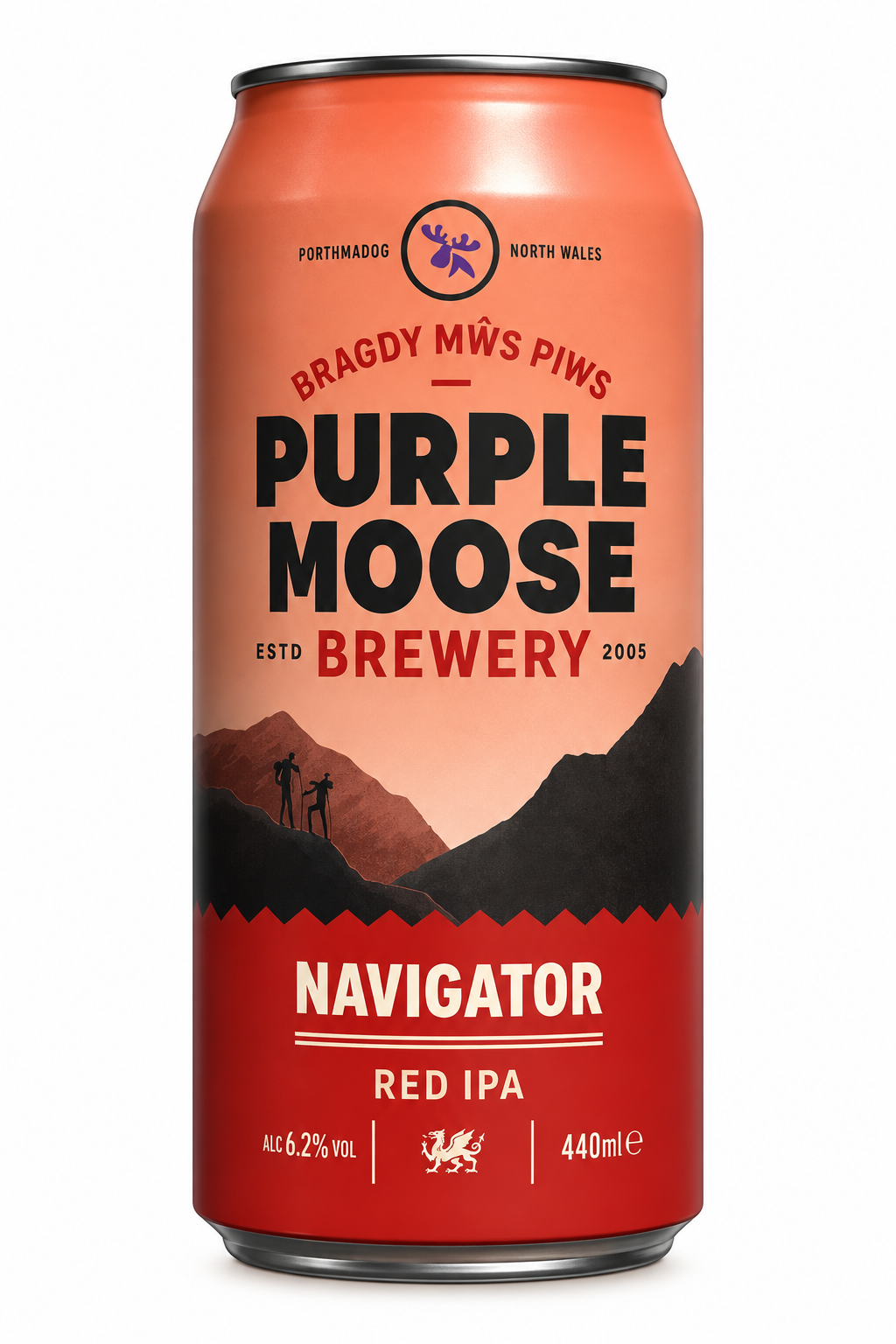 Purple Moose Navigator Red IPA 440ml