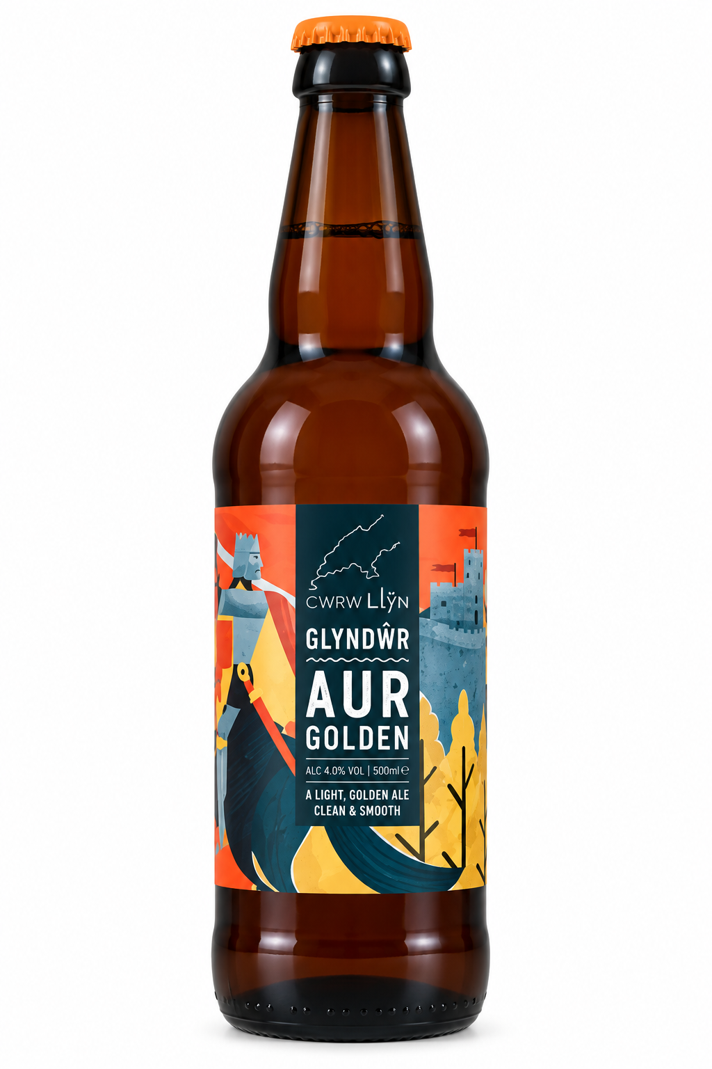 Cwrw Llŷn Glyndŵr Aur Golden Ale 500ml