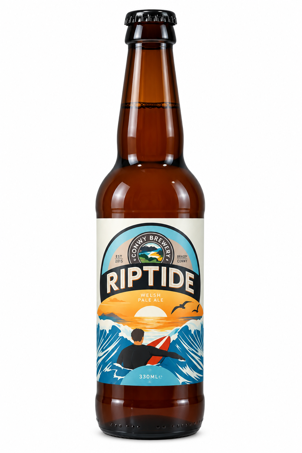Gower Riptide Lager 330ml