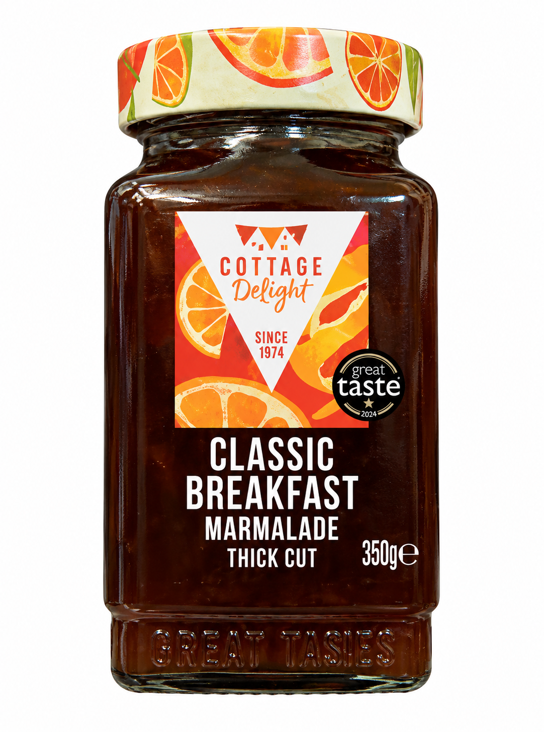 Cottage Delight Classic Breakfast Thick Cut Marmalade 350g