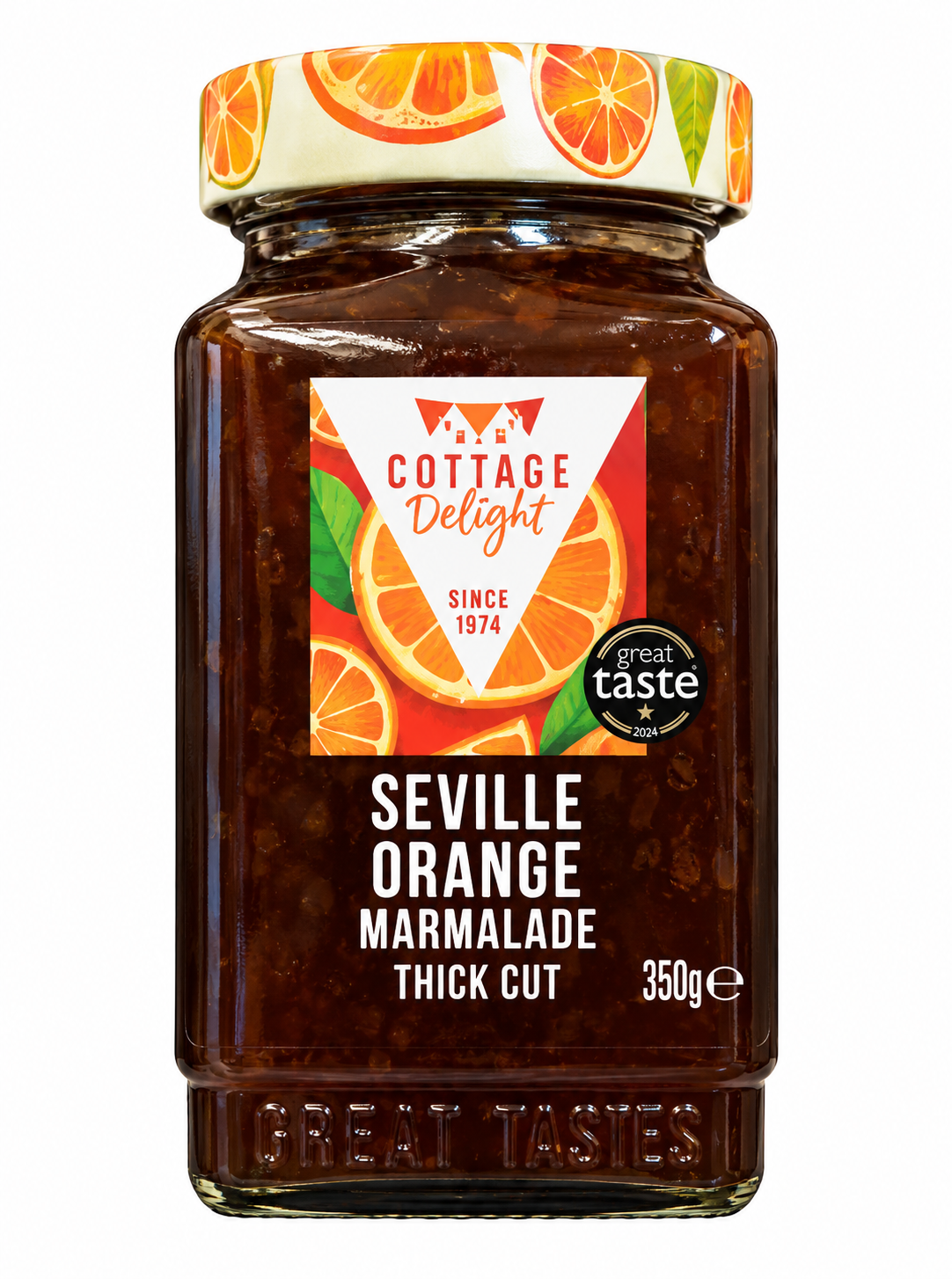 Cottage Delight Seville Orange Thick Cut Marmalade 350g