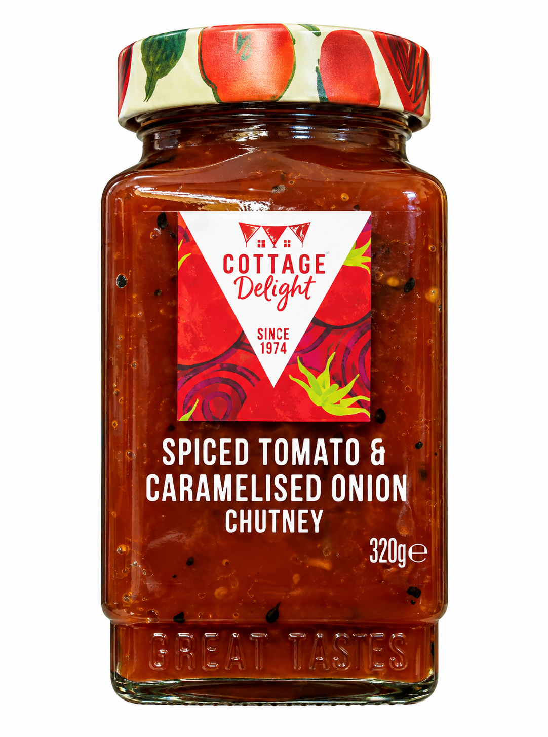 Cottage Delight Spiced Tomato & Caramelised Onion Chutney 320g