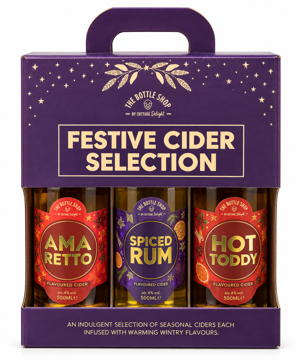 Cottage Delight Festive Cider Selection 3 x 500ml