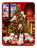 Bramble Foods Scotty Dog Tree Assorted Biscuit Tin 300g