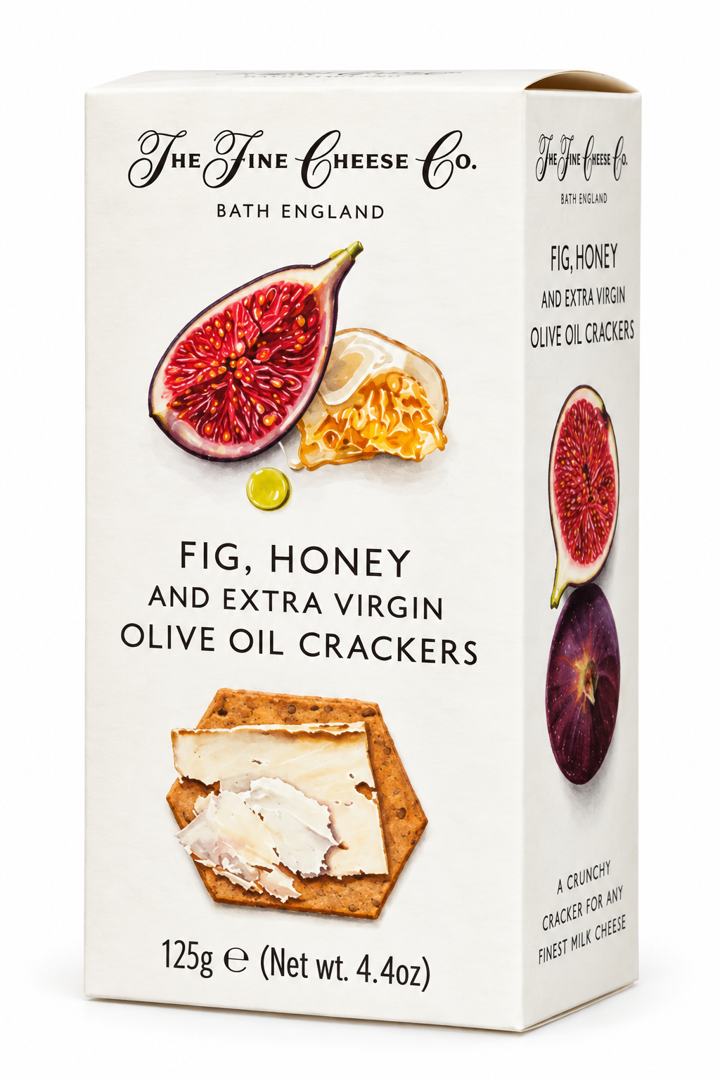 The Fine Cheese Co. Fig, Honey & Extra Virgin Olive Oil Crackers 125g