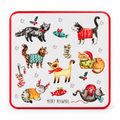 Grandma Wild's Embossed Merry Meowmas Biscuit Tin 160g