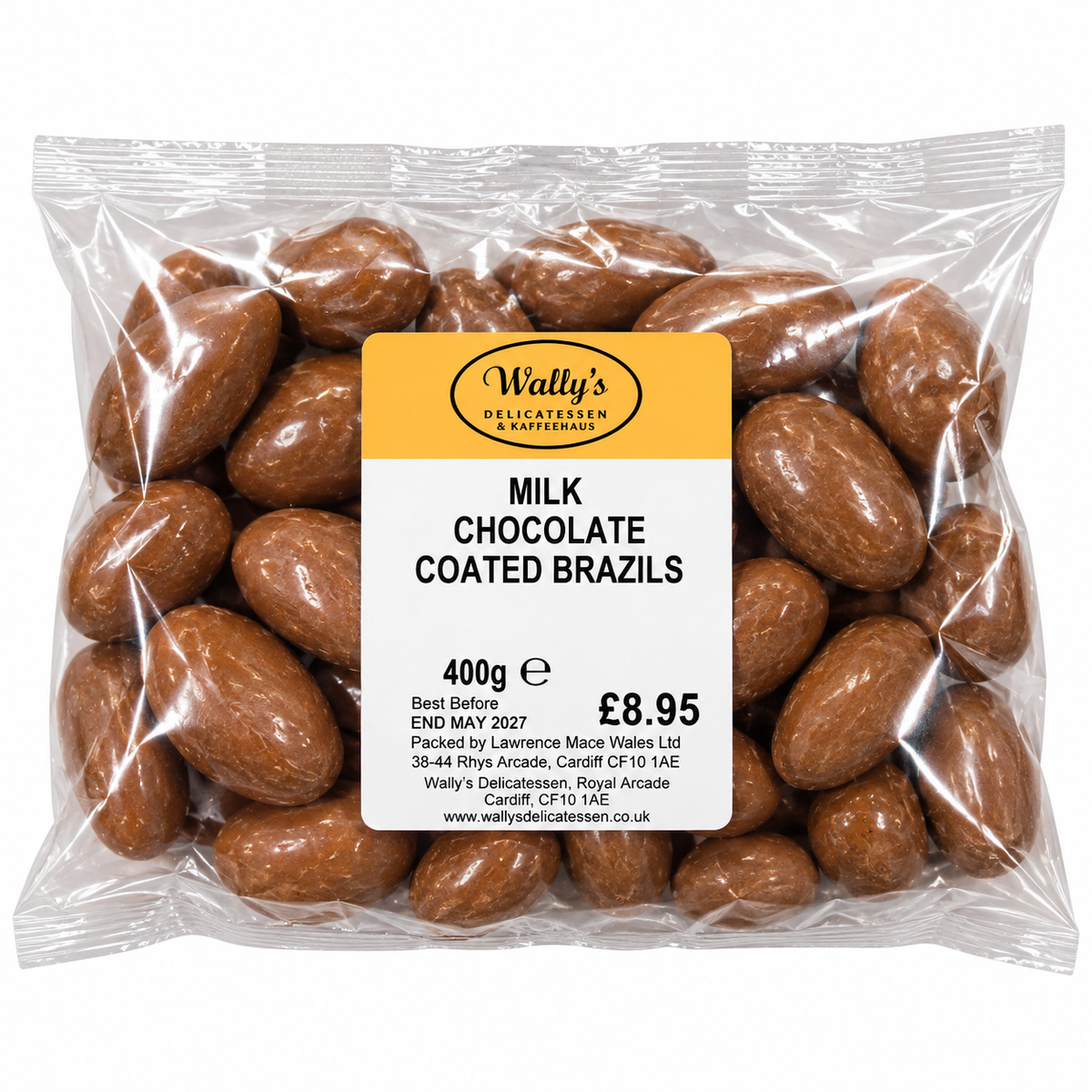 Wally's Milk Chocolate Coated Brazils