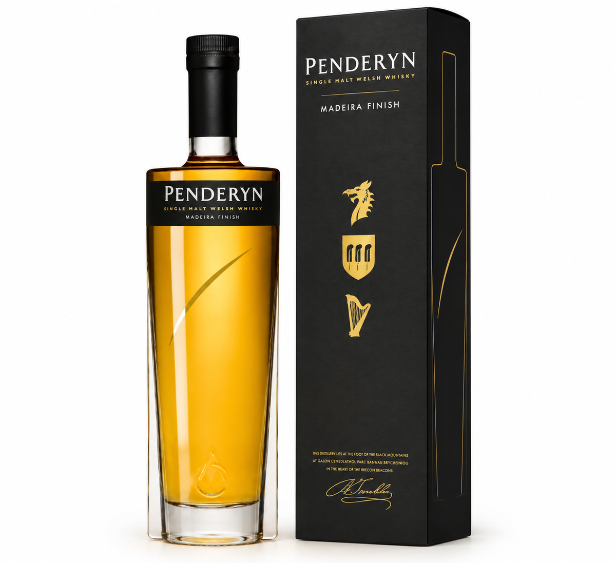Penderyn Madeira Finish Single Malt Welsh Whisky 70cl
