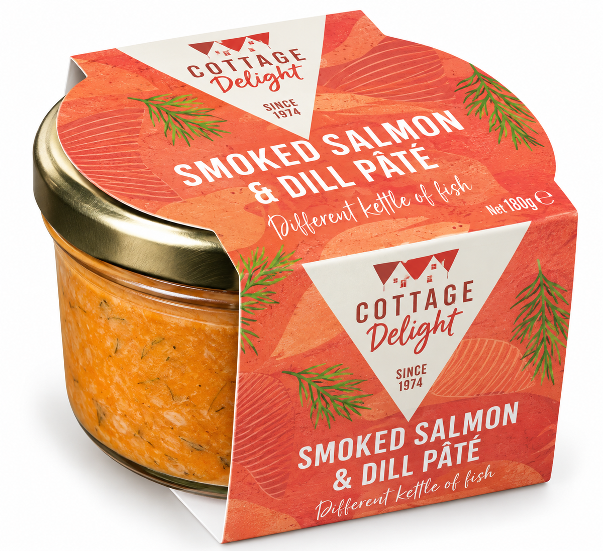 Cottage Delight Smoked Salmon & Dill Pâté 180g