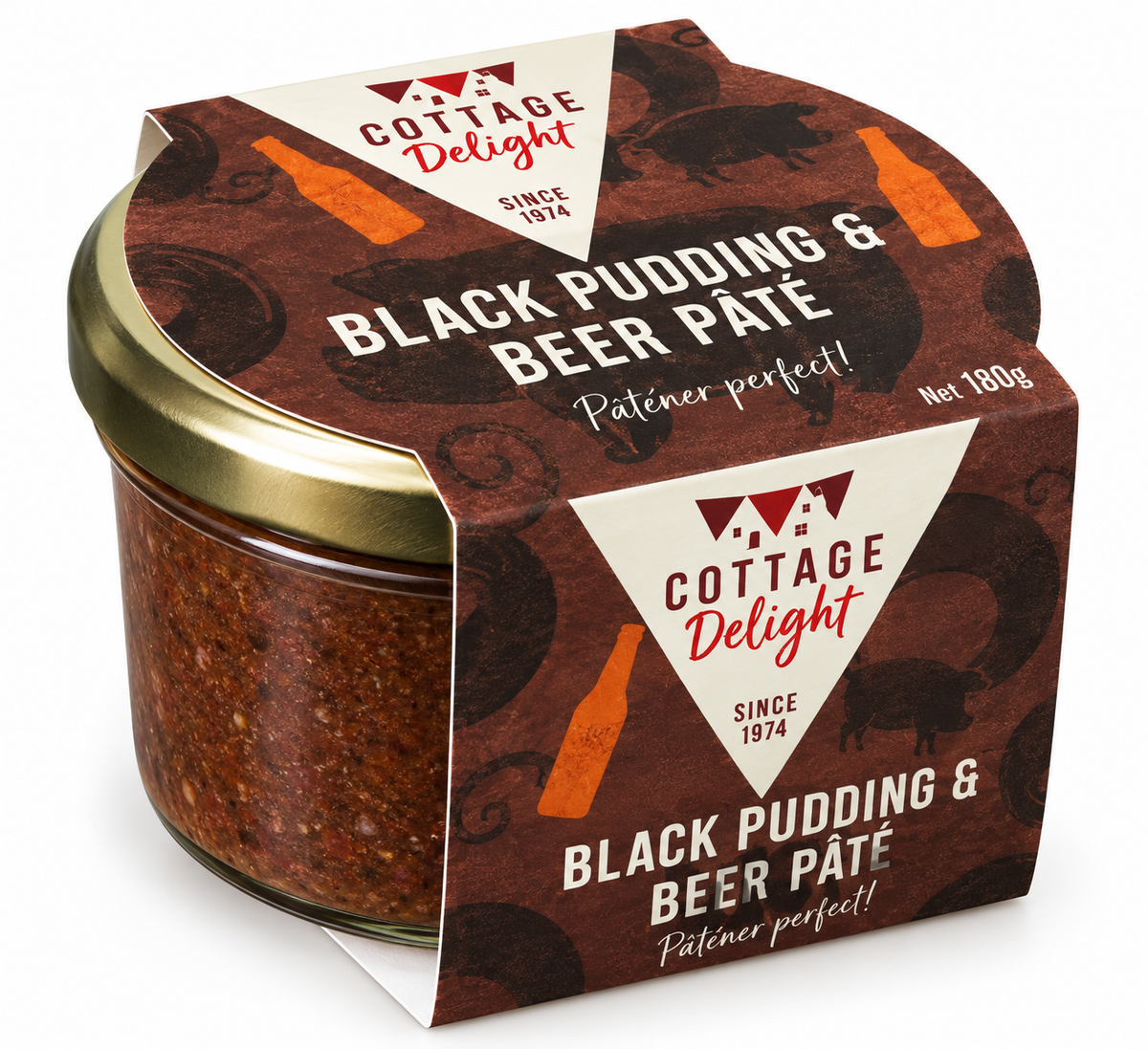 Cottage Delight Black Pudding & Beer Pâté 180g
