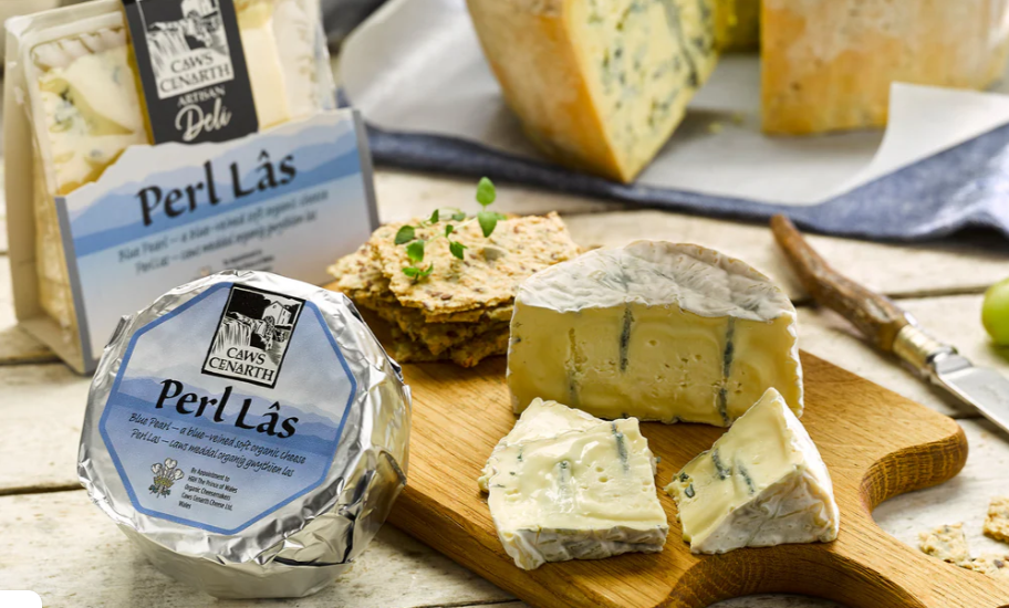 Caws Cenarth Perl Las Organic Welsh Blue Cheese – 200g
