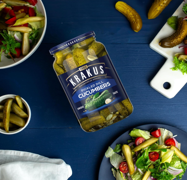 Krakus Pickled Dill Cucumbers - 920g
