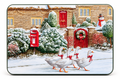 Bramble Foods Embossed Christmas Geese Assorted Biscuit Tin 300g