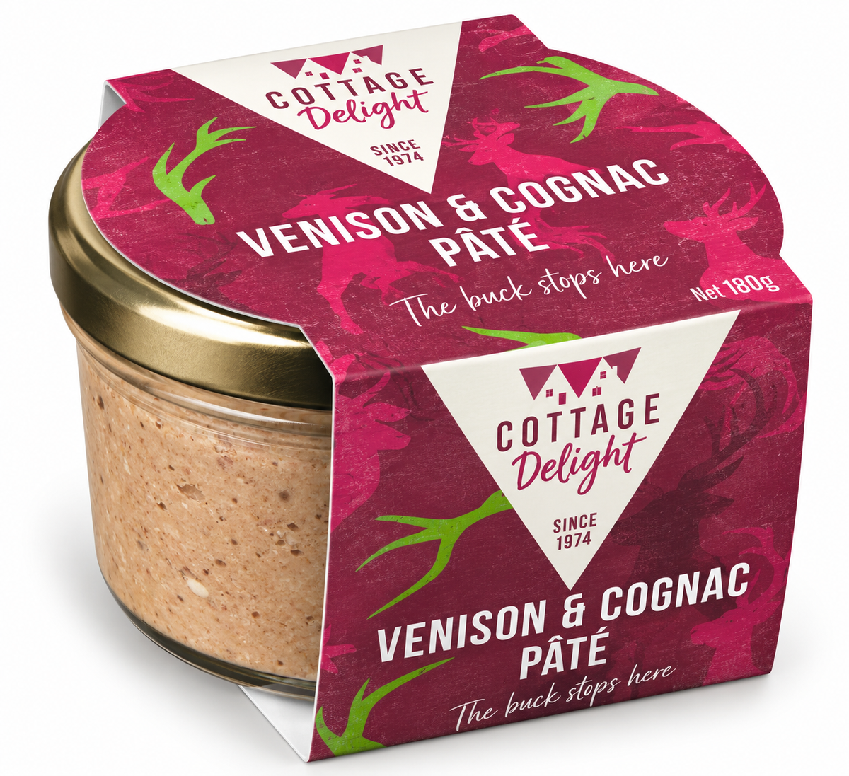 Cottage Delight Venison & Cognac Pâté 180g