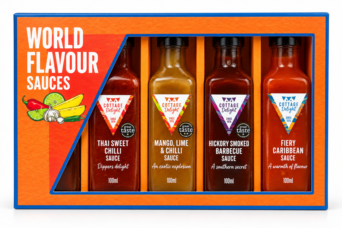 Cottage Delight World Flavour Sauces 5 x 100ml
