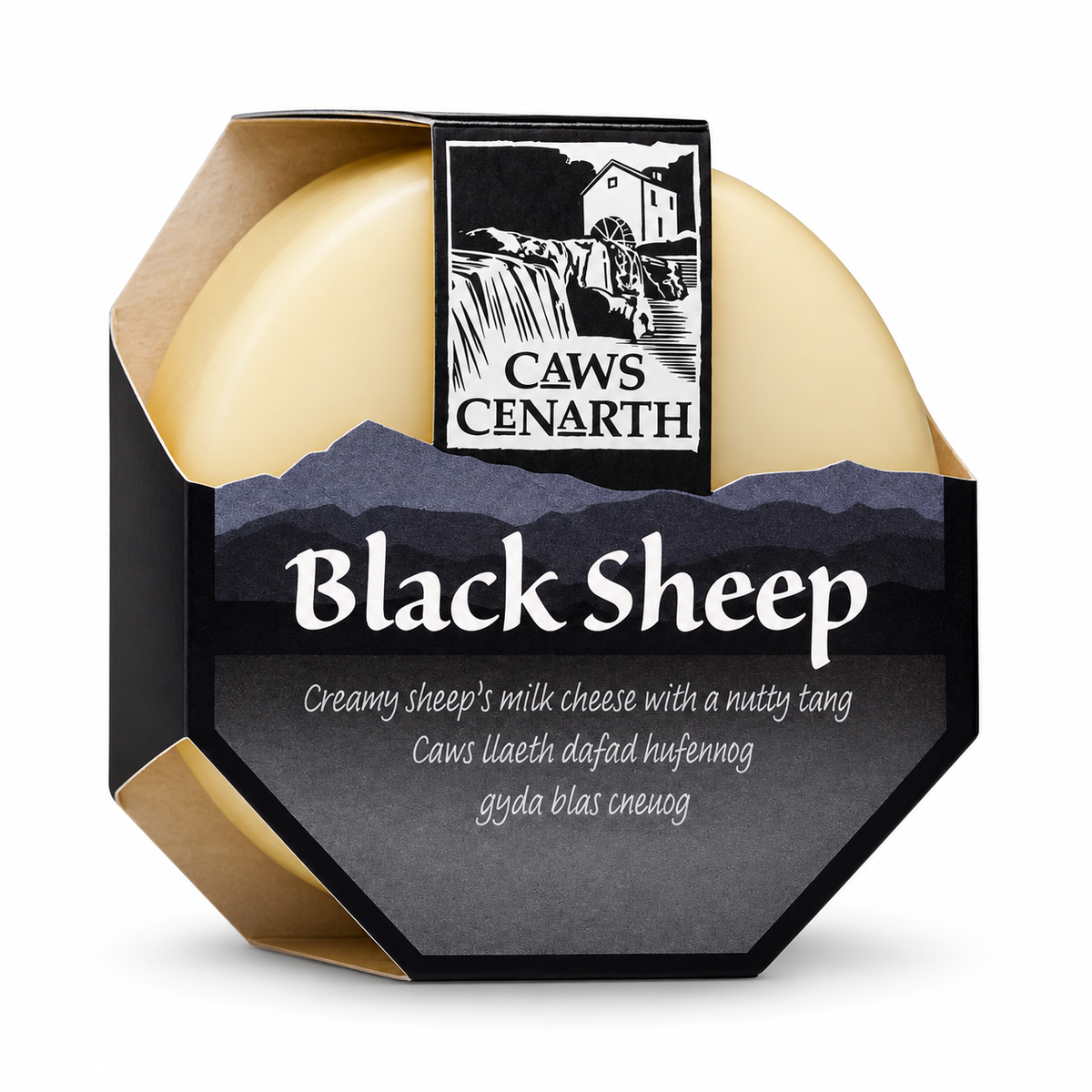 Caws Cenarth Black Sheep Ewe's Milk Cheese 150g
