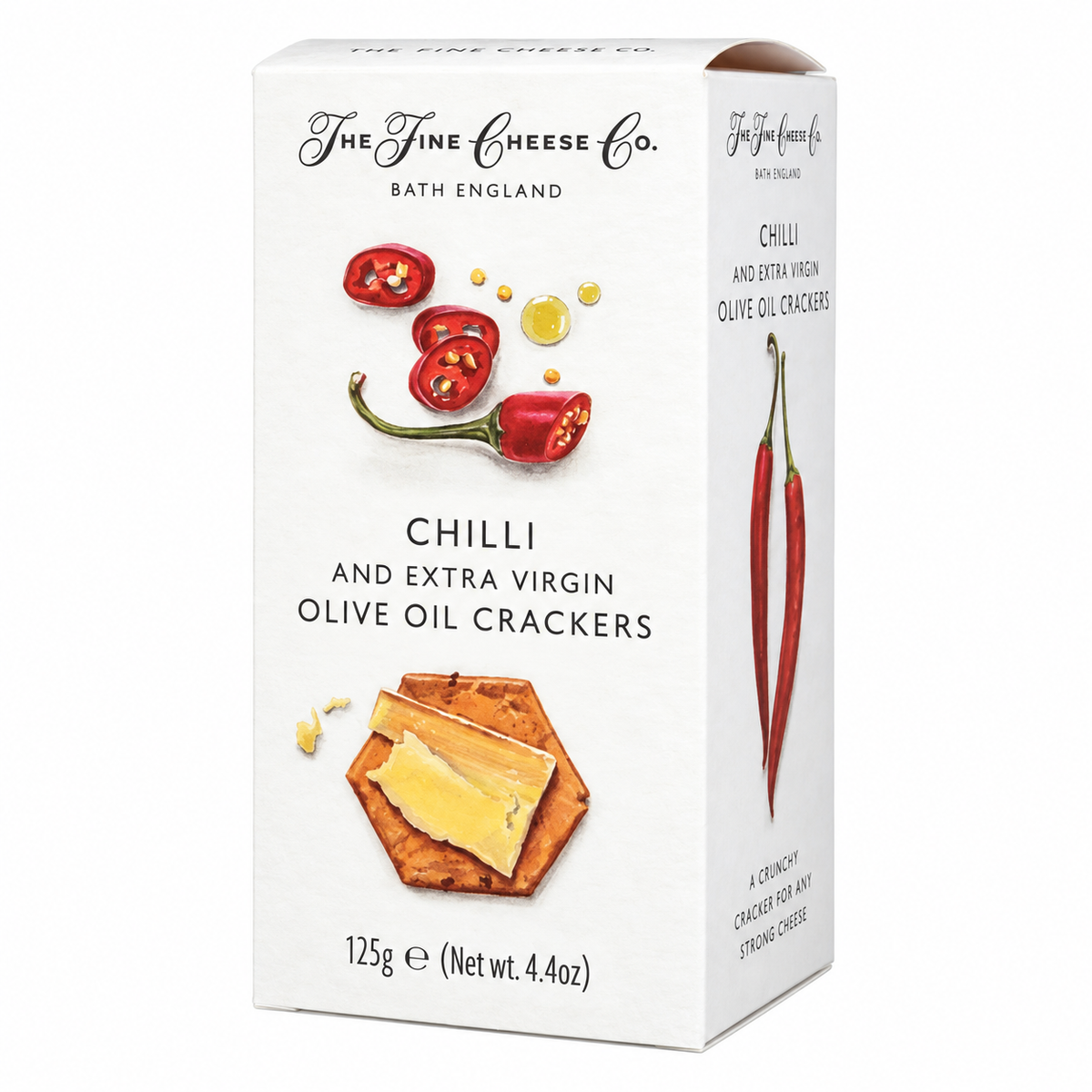 The Fine Cheese Co. Chilli & Extra Virgin Olive Oil Crackers 125g