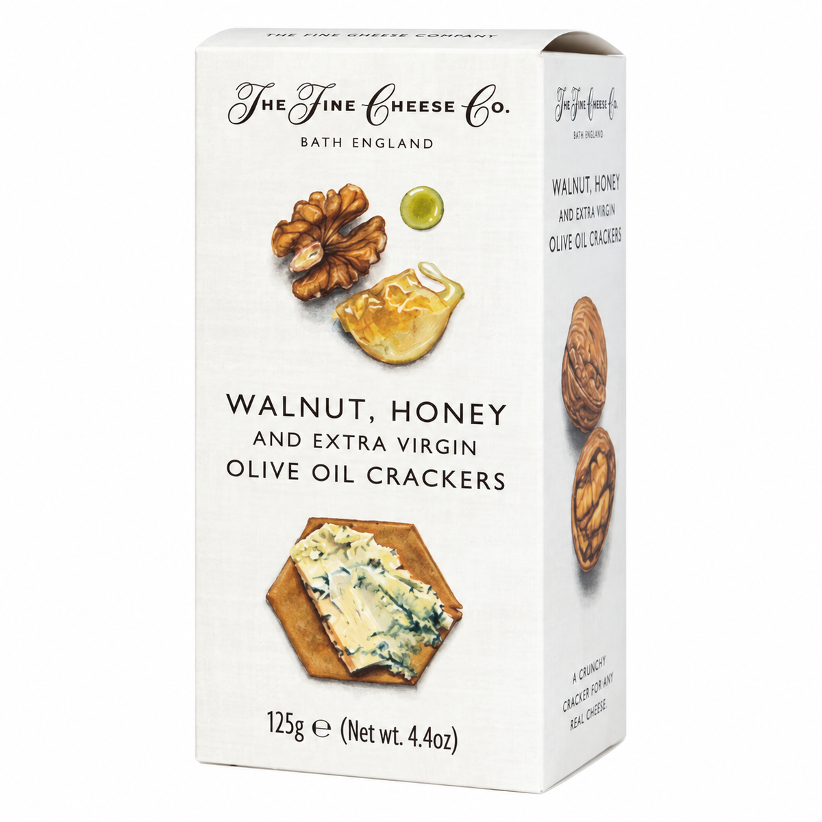 The Fine Cheese Co. Walnut, Honey & Extra Virgin Olive Oil Crackers 125g