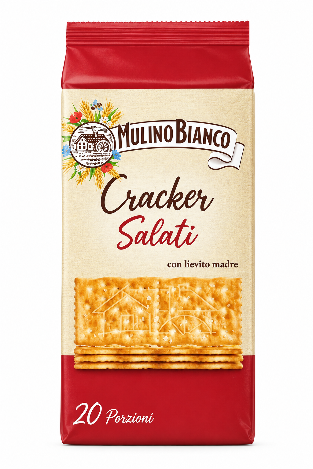 Mulino Bianco Cracker Salati Salted Crackers 500g
